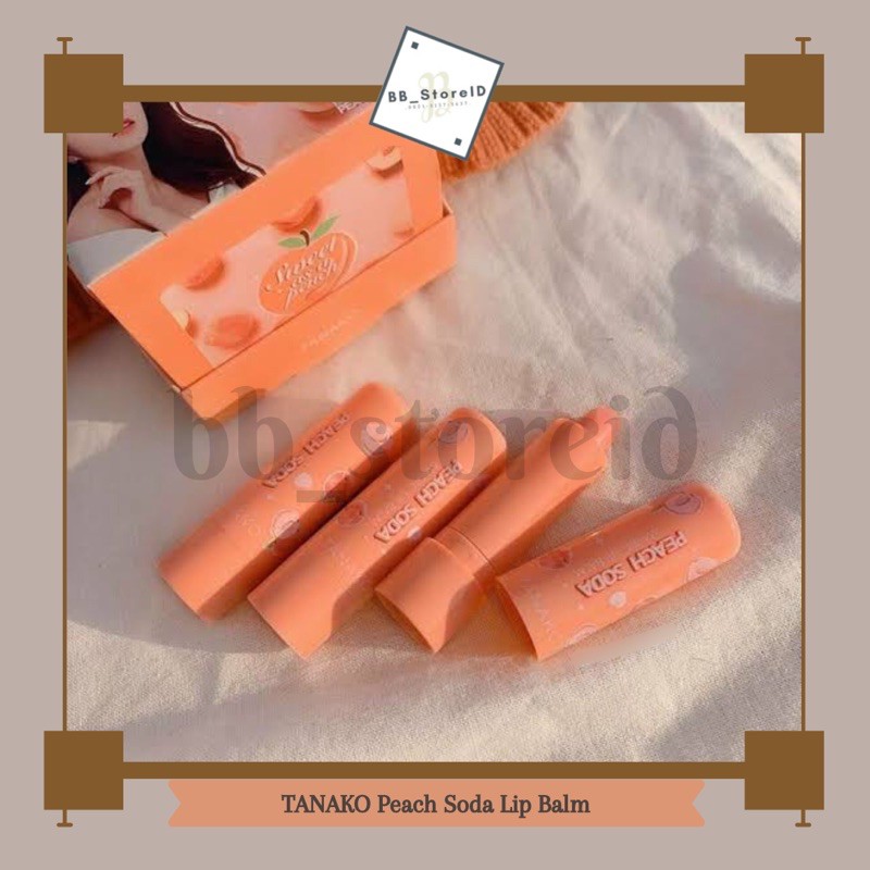 [Per Pc] TERLARIS TANAKO Magic Lipbalm Peach Soda