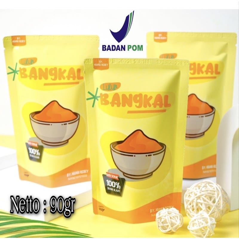 LULUR REMPAH KAYU BANGKAL ORIGINAL - lulur rempah 20g dan 90g - lulur pemutih badan