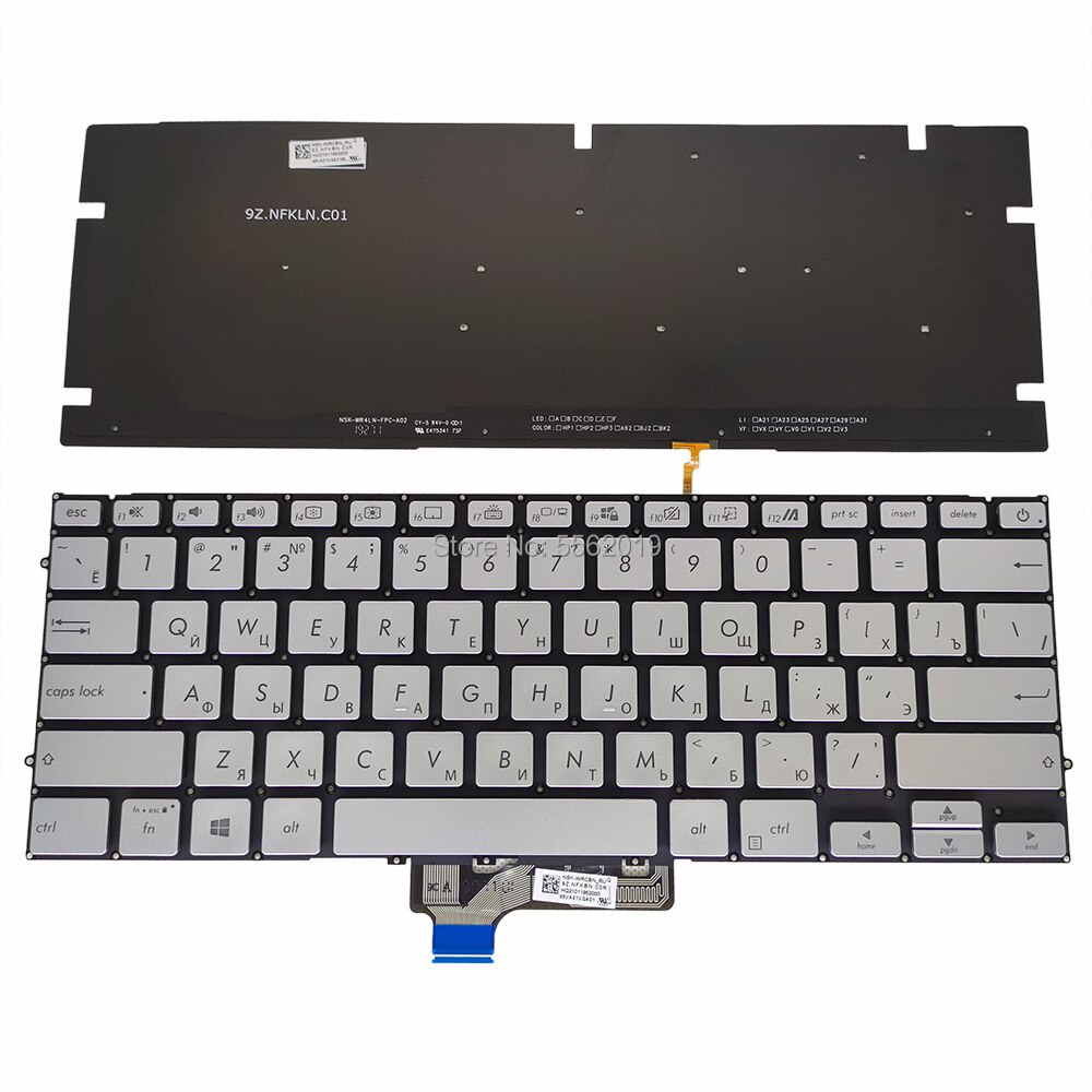 Keyboard Asus ZenBook 14 UM431 UM431D UM431DA UM431DA-BH5149 Backlight