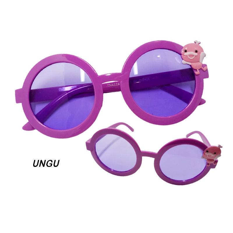 BARU Kacamata anak anak frame bulat boboho karakter kaca mata anak fashion lucu kacamata hitam anak kacamata unisex style korea aksesoris fashion frame sunglasses import