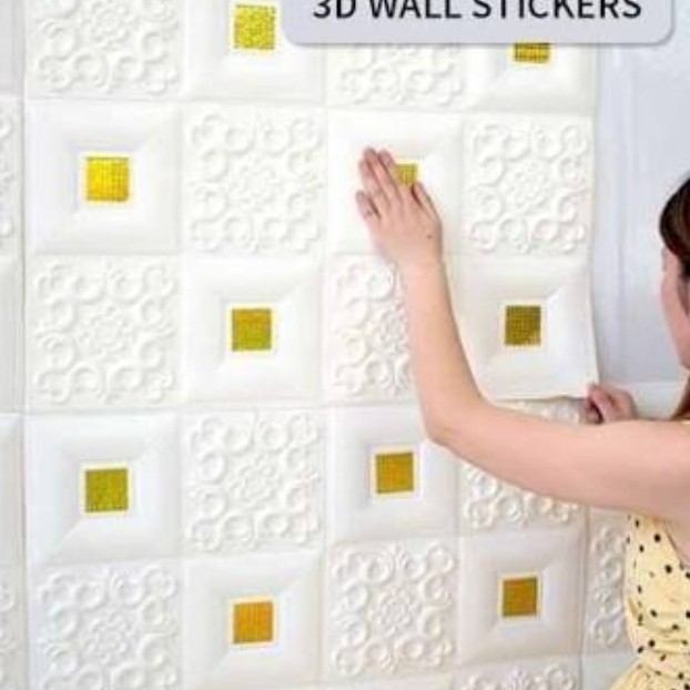 WALLPAPER DINDING 3D wallpaper dinding foam wallfoam high quality Motif Batik 003-1