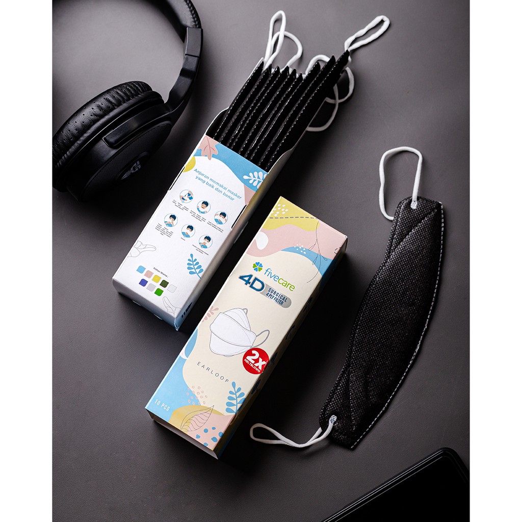 Masker Medis Fashion Surgical fivecare 4d