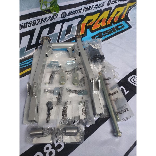 SWING ARM KAWASAKI KAZE ORIGINAL BARU SET PNP HONDA CB BEGEL PANJANG SWING ARM KAZE