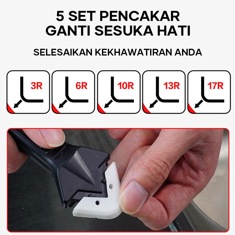 10 Pcs glue scraper alat Set Sekop Pengikis Pembersih Lem Kaca Untuk Alat Jahit/Caulk Finisher Grout Kit Tools Set Accessories