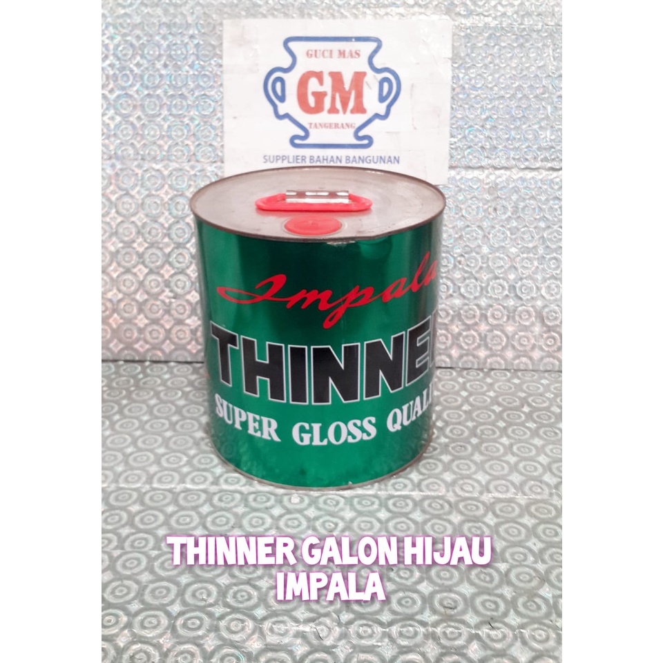 Thinner Galon Hijau IMPALA  Thinner Galon IMPALA  Thinner IMPALA 5Liter