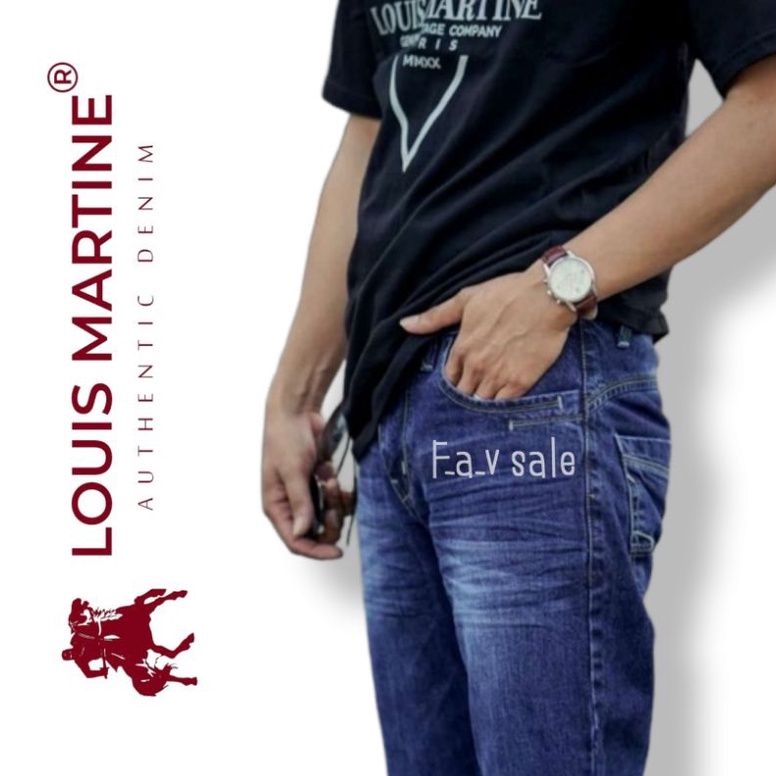 JEANS PRIA LOUIS MARTINE Kualitas Premium ORIGINAL 100%