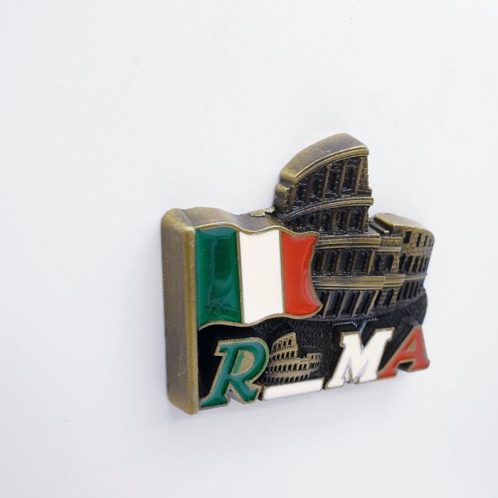 3D LOGAM Souvenir Negara magnet Kulkas Tempelan Roma Colosseum