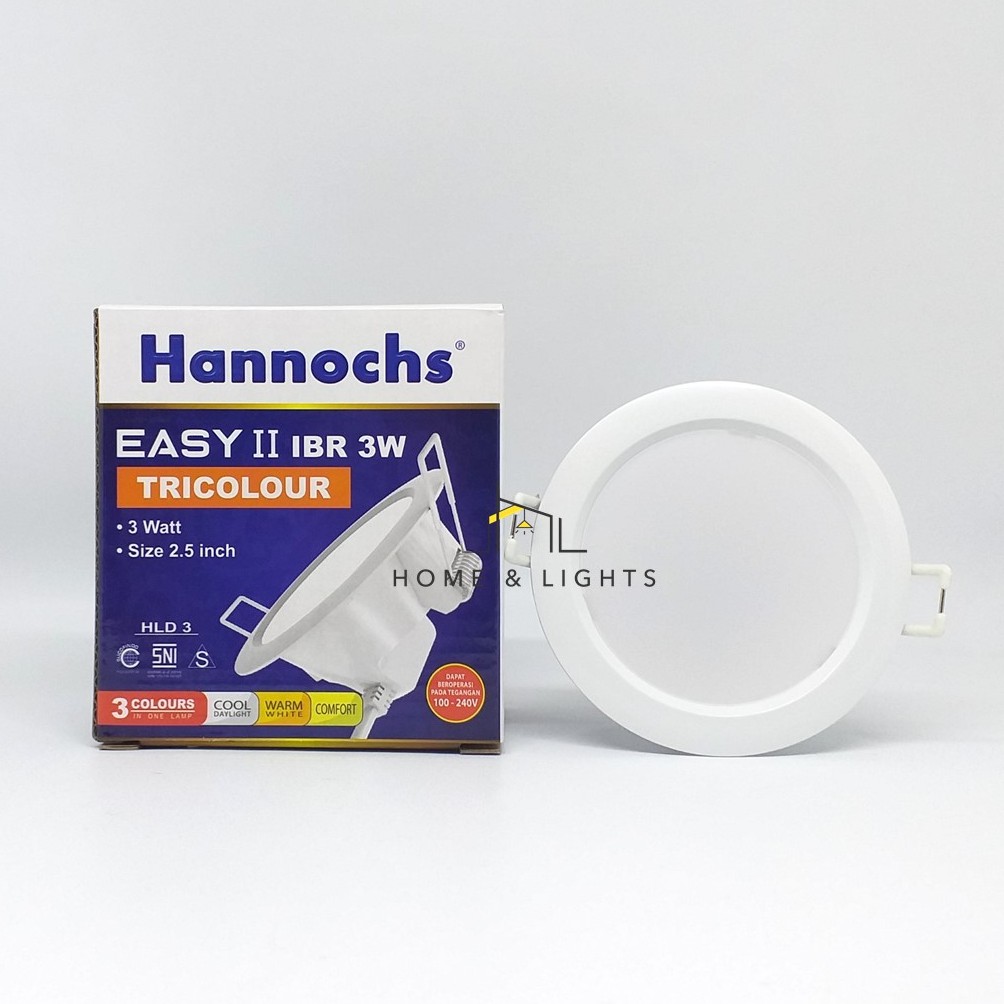 Downlight LED Tricolor Easy II Hannochs 3W