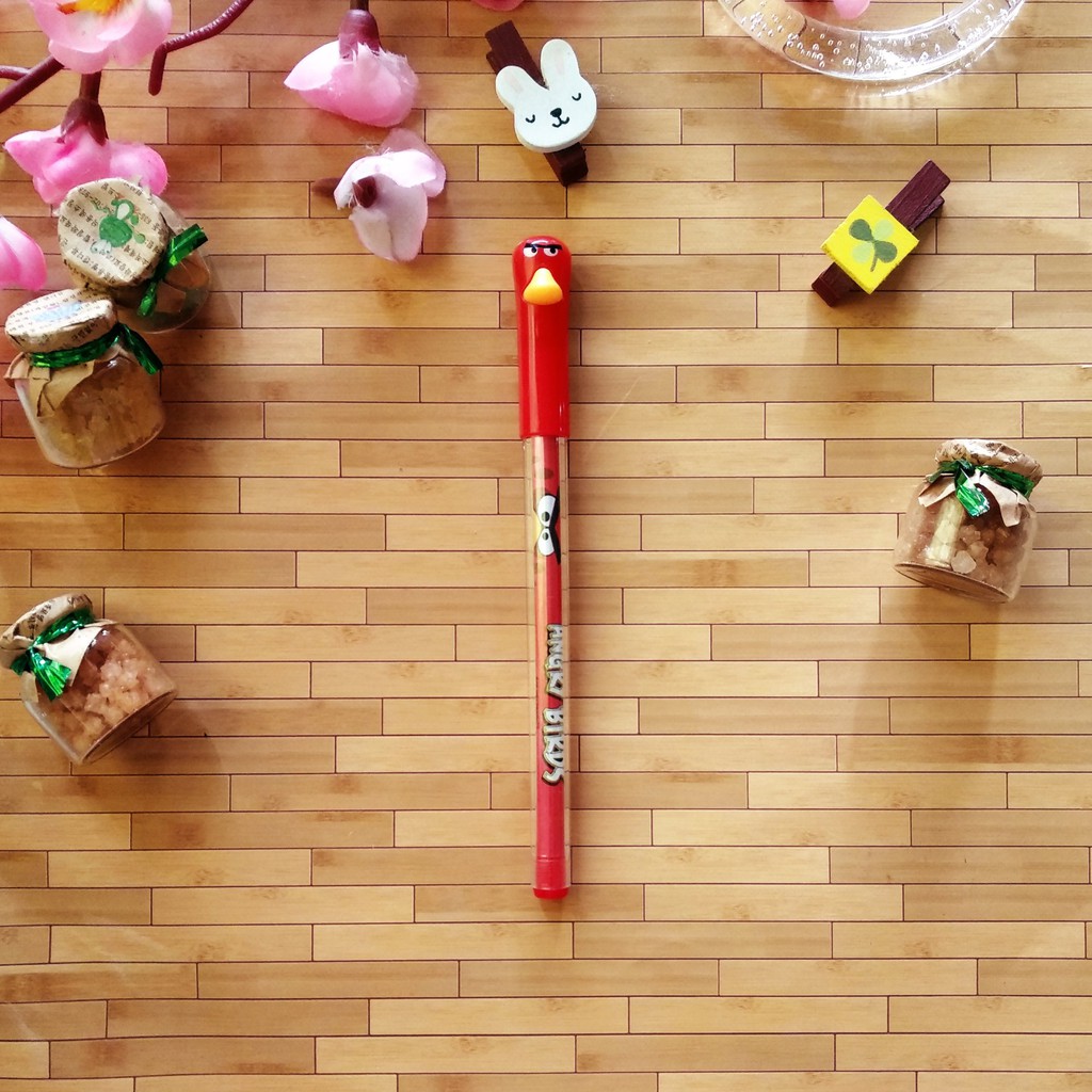 

Pulpen / Pen Tinta Hitam 0.38 mm Motif Hello Kitty Merah Lucu Murah