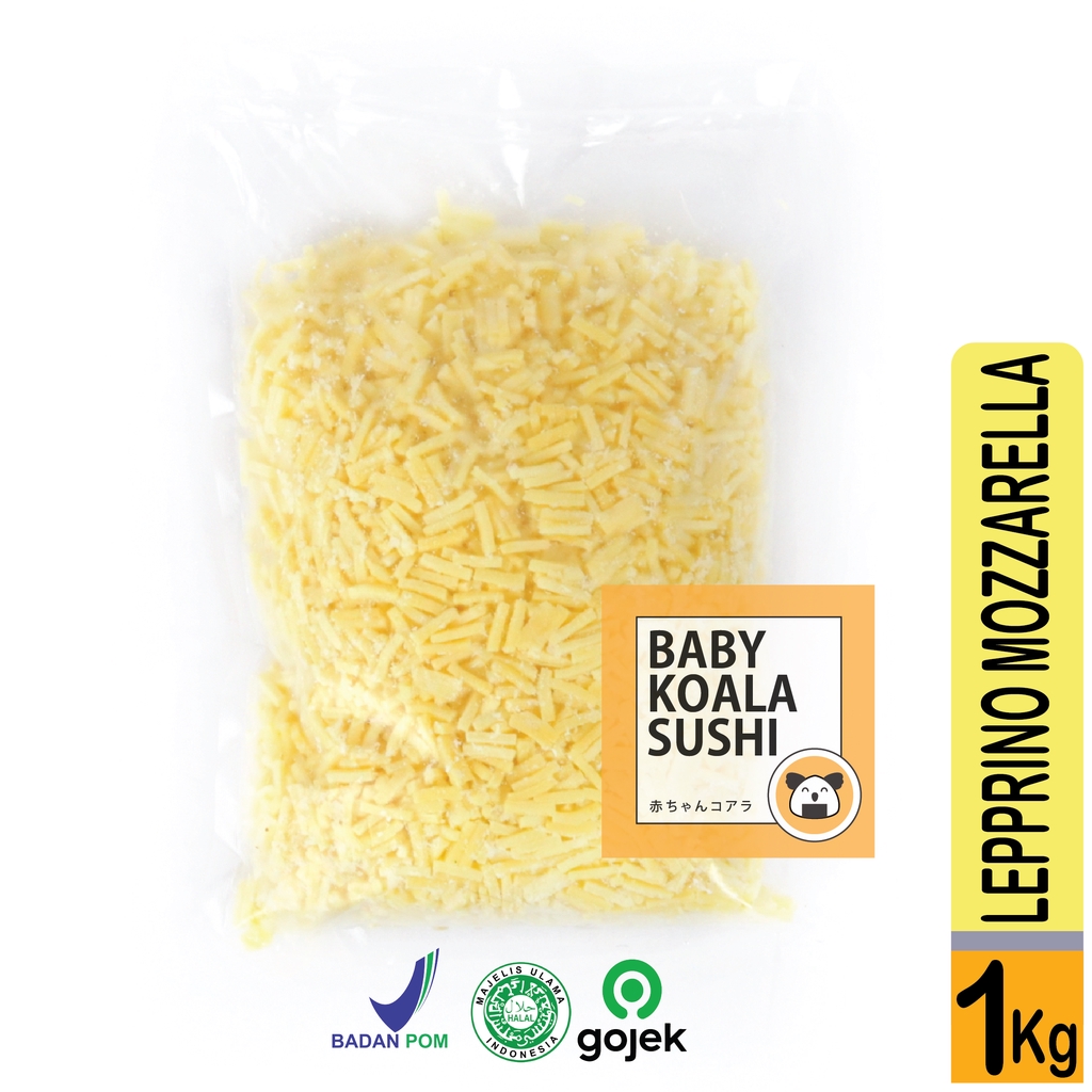 LEPPRINO Keju Mozzarella Shredded 1 Kg Halal │ Import America