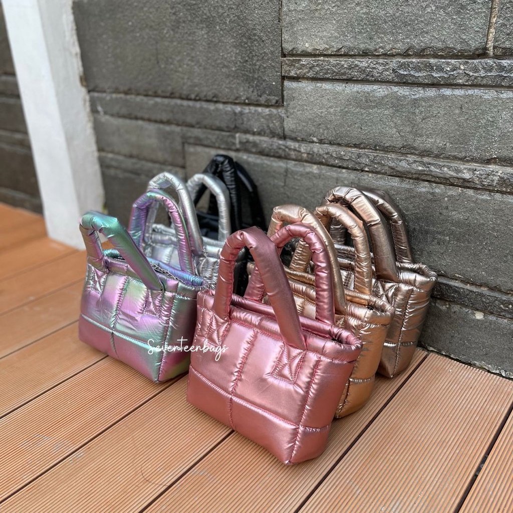 PUFFY KAREN HOLOGRAM l TAS SELEMPANG WANITA - SEVENTEENBAGS SVN17306