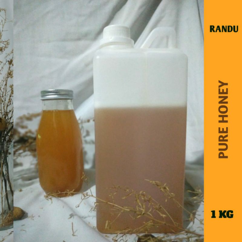 

Madu Murni Asli Randu Super 1 KG Pure Raw Honey 100% Madu Hutan Premium Organik Tanpa Campuran Madu Murni