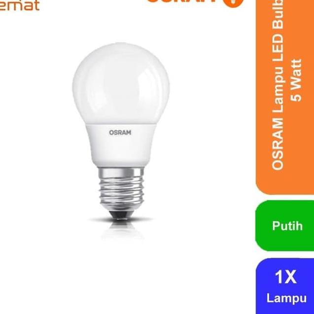 Best Seller-352  Osram Lampu Bohlam LED 5 Watt 1 Pcs - Putih