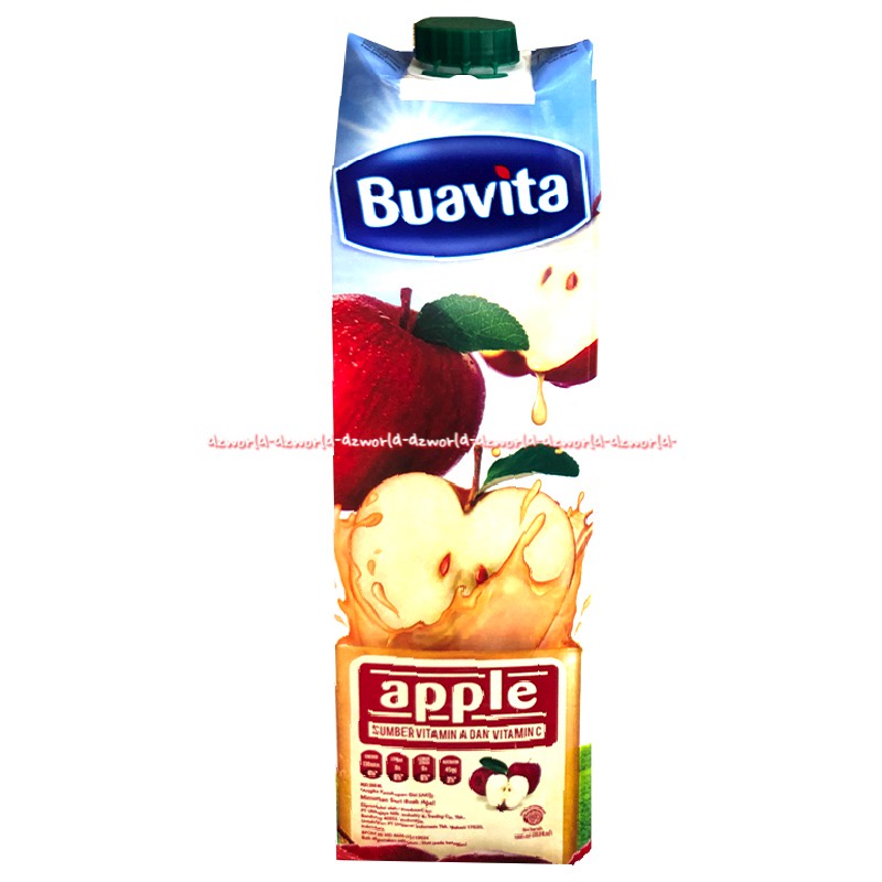 Buavita 1L Guava Mango Apple Vitamin A C Juice Siap Minum Uht Jus Jambu Biji Manga Apel Buafita UHT