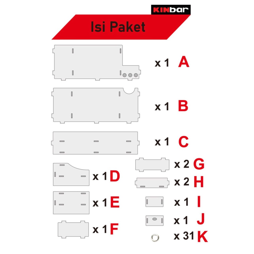 Mega_1688 Kotak Penyimpanan Meja Stand Monitor Drawer Storage Stackable Desktop Organizer 1005