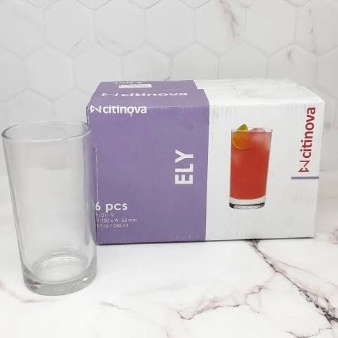 Gelas Kaca Citinova Ely 6pc