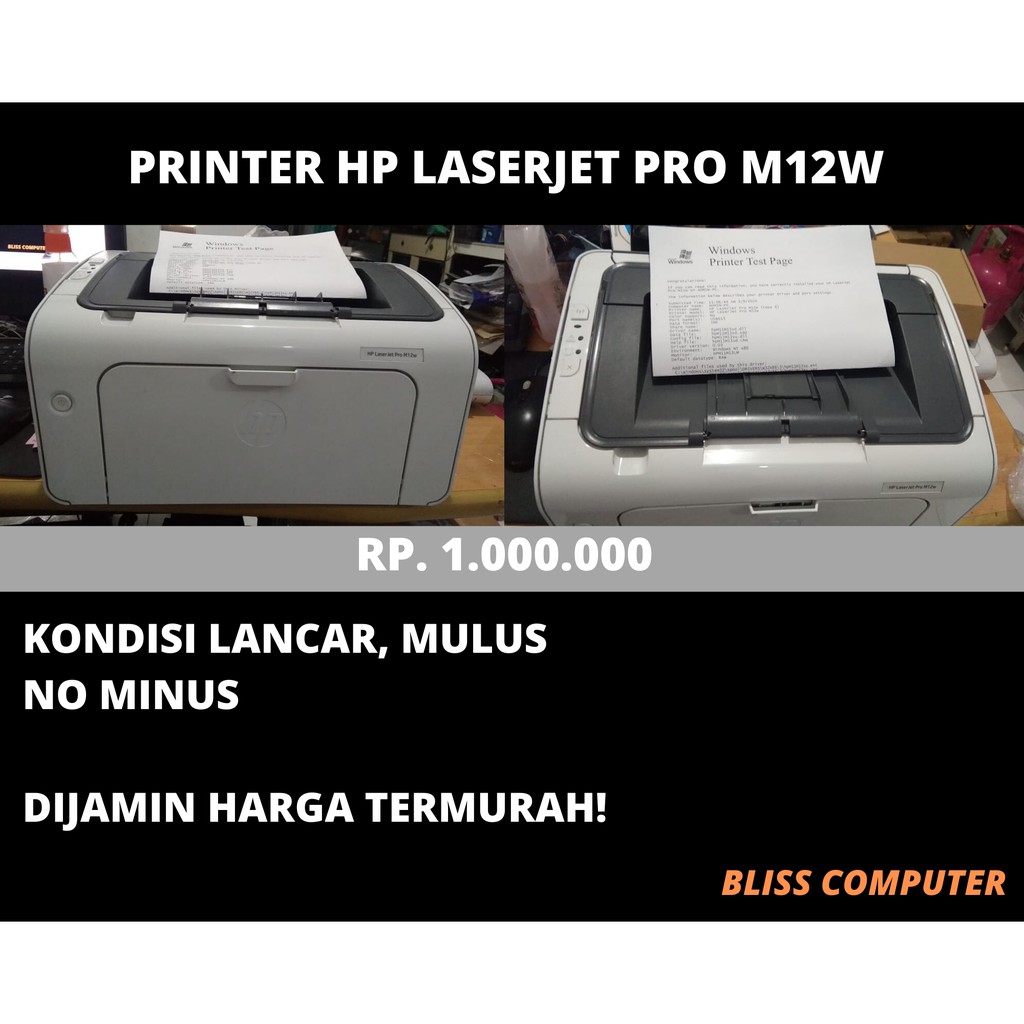 PRINTER HP LASERJET PRO M12W