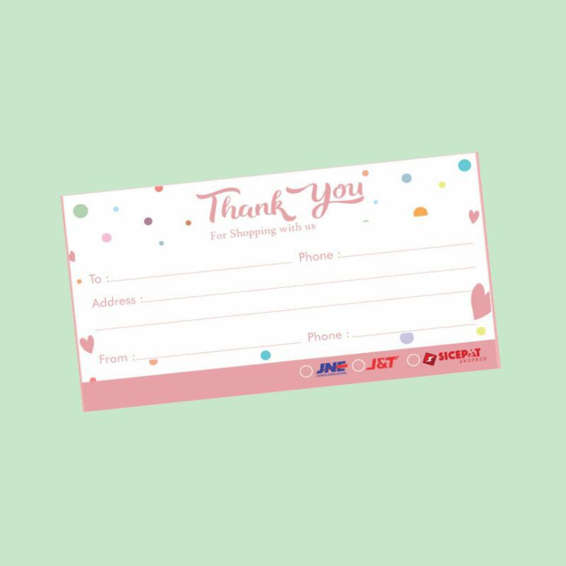 

STIKER PENGIRIMAN/STIKER PENGIRIMAN ONLINE SHOP/STIKER PENGIRIMAN OLSHOP TERMURAH