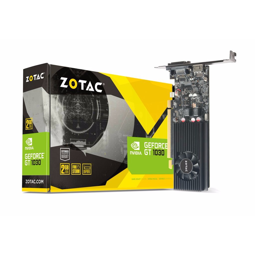 VGA Card Zotac PCIE GT 1030 2GB GDDR5 ZT P10300A 10L Original Resmi