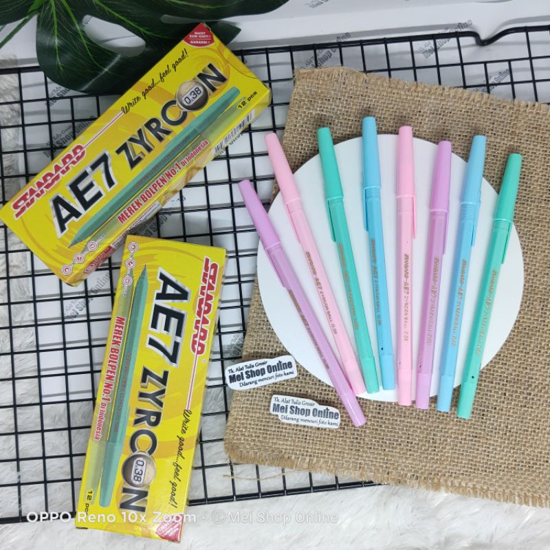 

Pulpen Standard Zyrcon 0.38 (LUSIN) MURAH