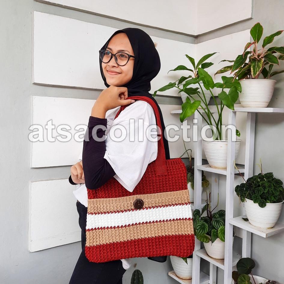 Free Garansi Tote Bag Rajut ATSACOLLECTION