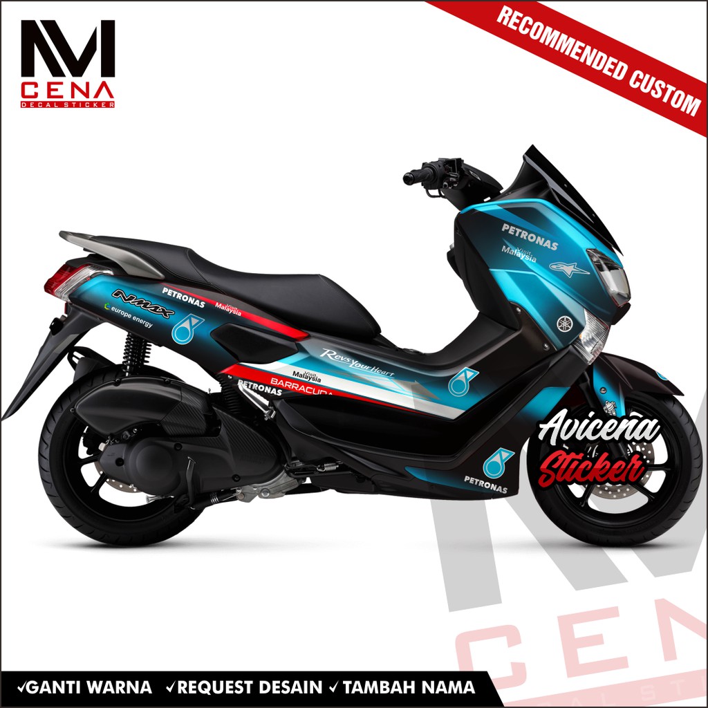 Sticker Striping Decal Nmax 155 Decal Sticker Nmax old Striping Nmax Full Body Dekal Nmax petronas
