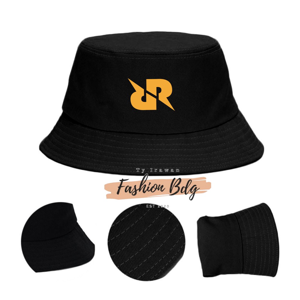 Topi Bucket Pria Wanita RRQ LOGO