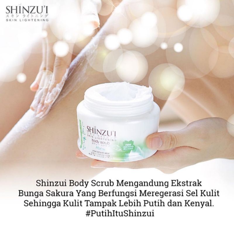 Shinzui Skin Lightening Body Scrub 120gr Dan 200gr