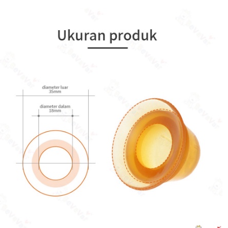 Alat Penarik Puting Payudara Bahan Silikon Mumystation Cup Vakum Penarik Puting Payudara untuk Alat Kesehatan Ibu Hamil