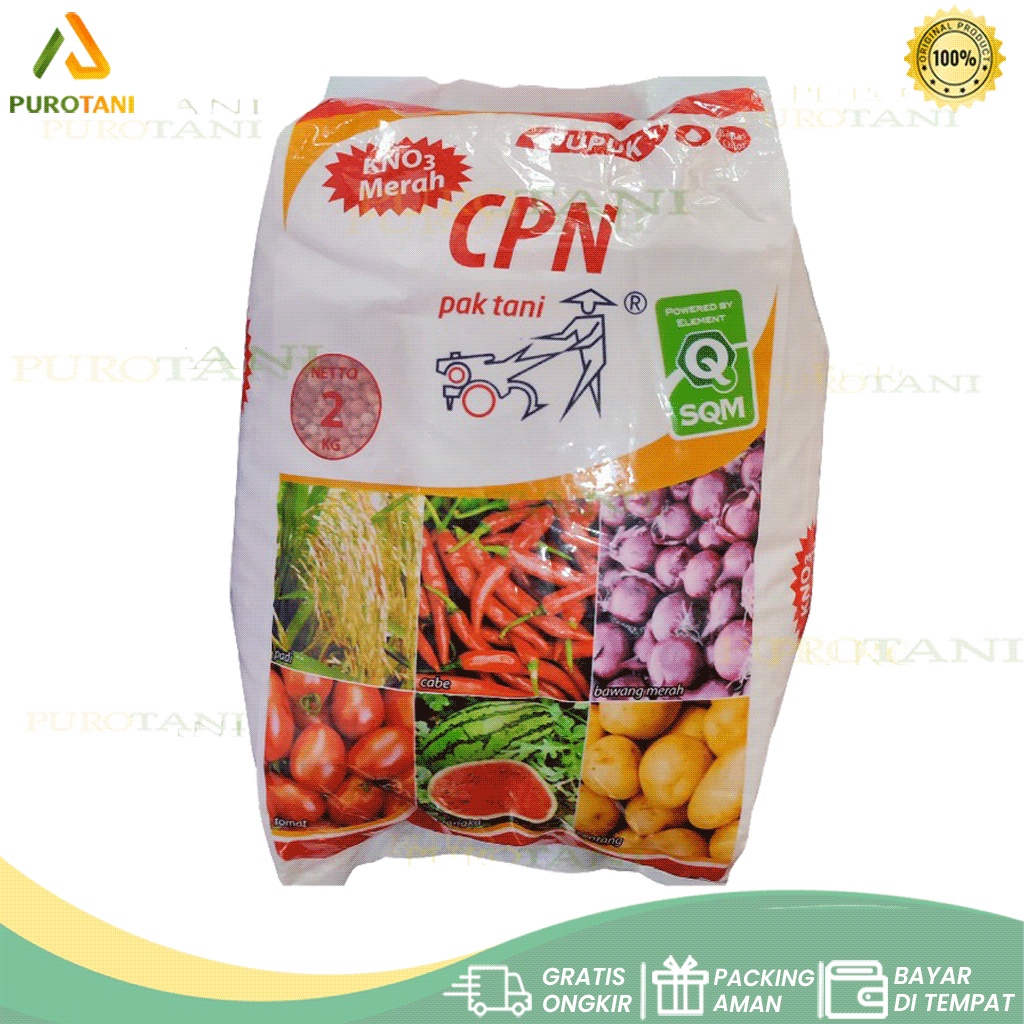 Pupuk KNO3 Merah 2KG Pak Tani CPN Kno 3