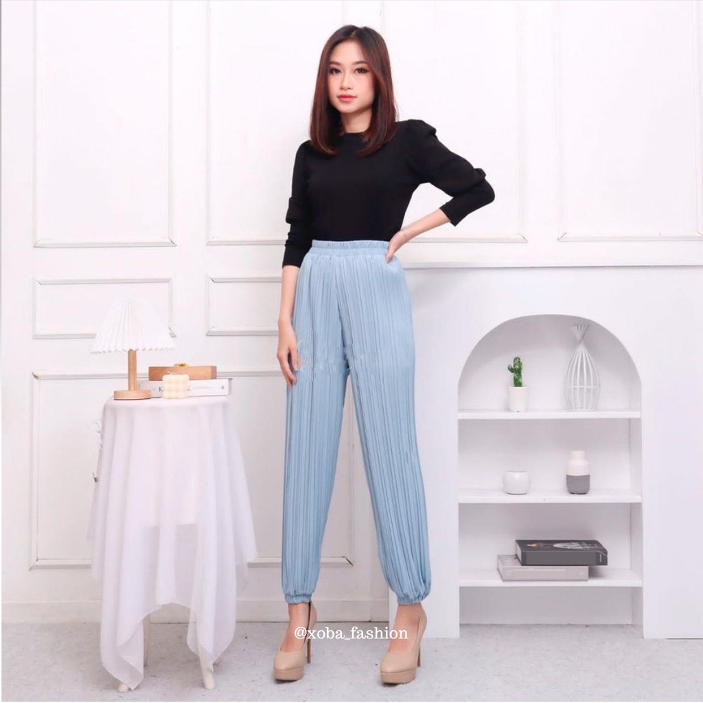 2501 BAWAHAN WANITA CELANA PANJANG JOGER R10#