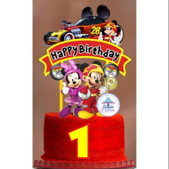 MICKEY AND THE ROADSTER RACER Cake topper