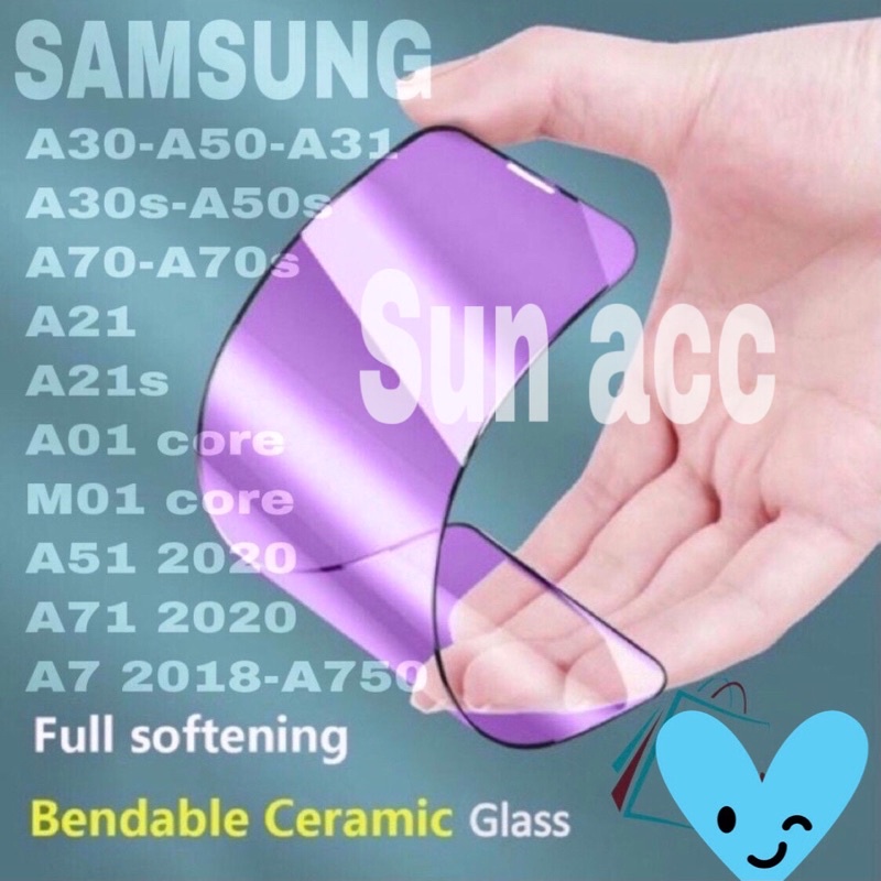 TEMPERED GLASS CERAMIC FILM BLUE LIGHT RAY SAMSUNG A30/A50/A31/A30S/A50S/A21/A21S/A51 2020/A01CORE