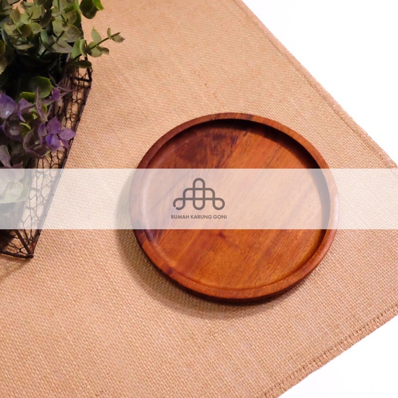 50x50 cm Natural Burlap Placemat - Home Decoration Scandinavian Style - Rustic Wedding Decoration