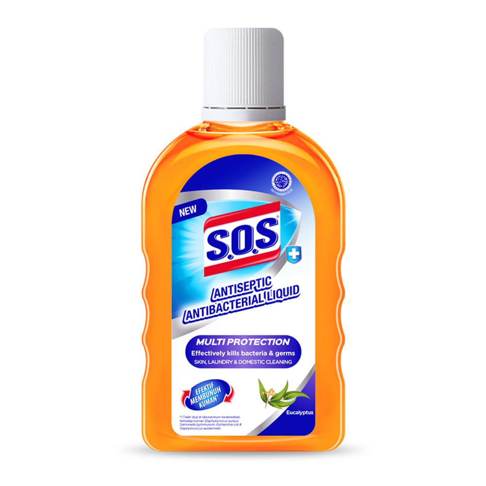 SOS ANTIBACTERIAL LIQUID 250ML