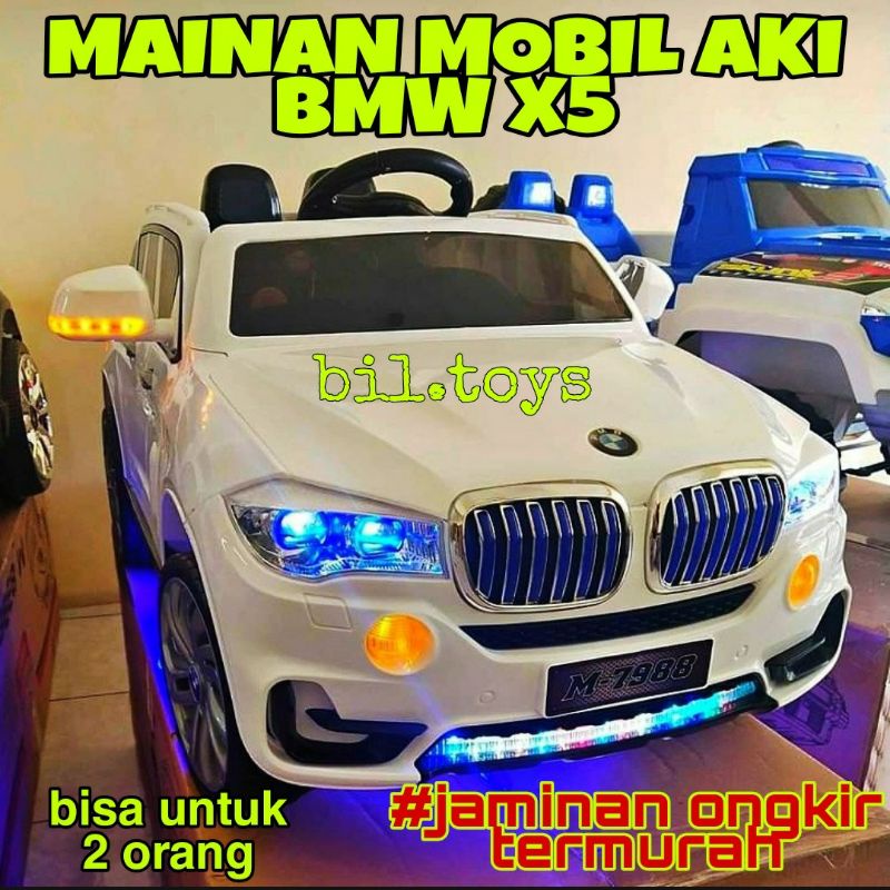 FREE ONGKIR MAINAN ANAK MOBIL AKI ANAK BMW X5 DILENGKAPI REMOT PROMO MOBIL AKI MAINAN ANAK FREE ONGKIR