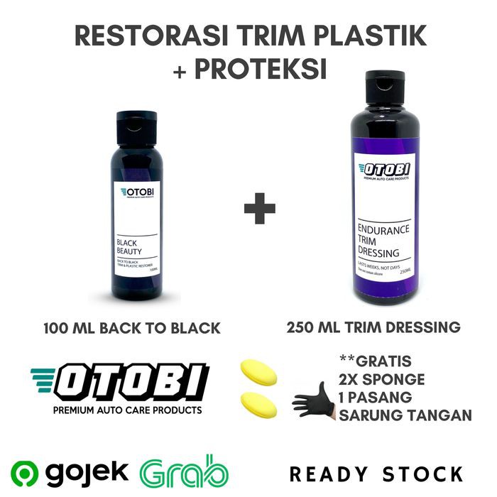 Trim Restorer + Protection - Back to Black Trim Dressing Plastik Kusam