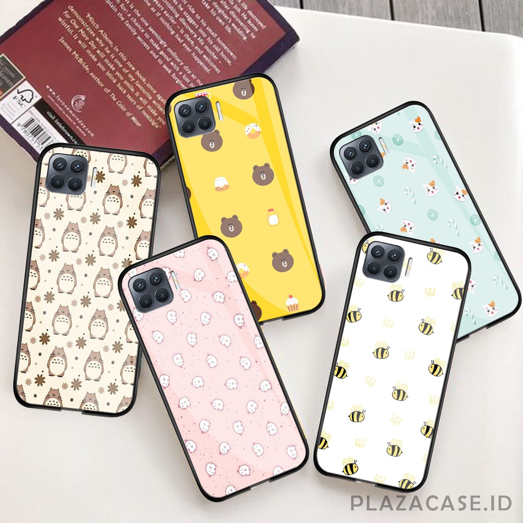 Softcase Glass Cute [K67] for RENO 4F V20 V20 SE REDMI 9C A53 C17 RENO 4 REALME 7i Y30 Y50 A31 A73