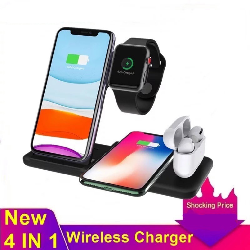 Trilogy Charge | 4 in 1 Wireless fast charging