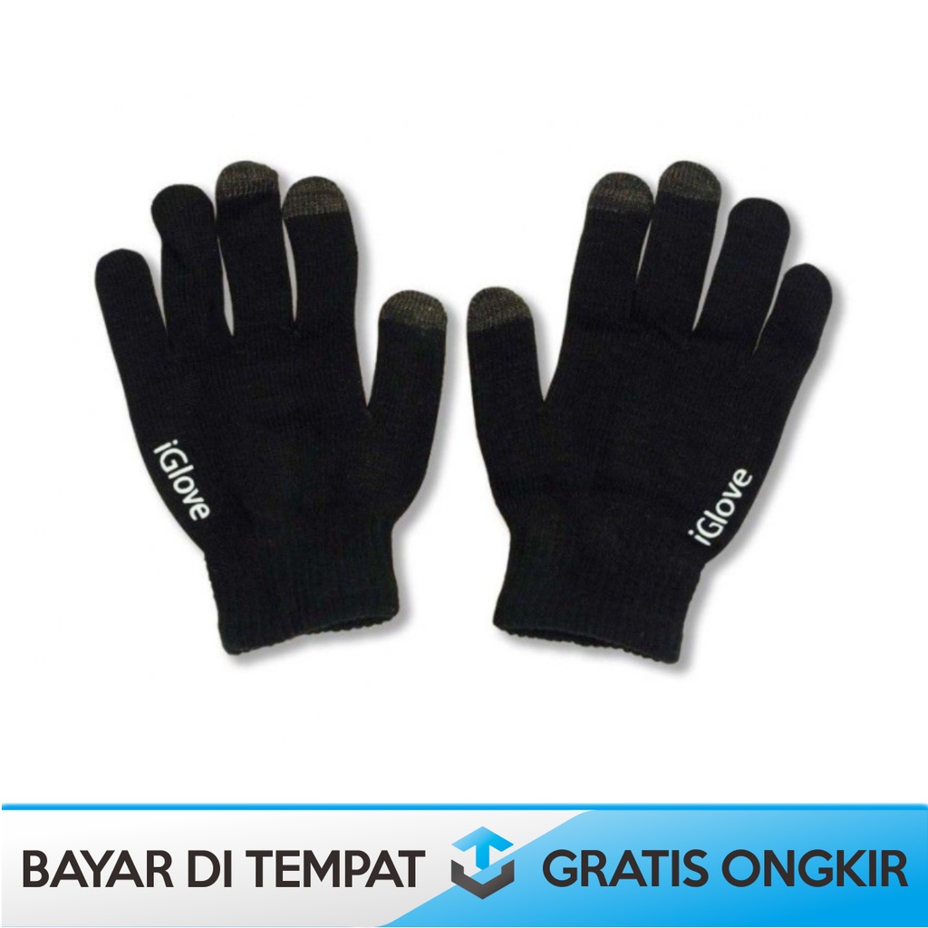 SARUNG TANGAN I-GLOVE TOUCH SCREEN CAPACTIVE HANDPHONE GOJEK GRAB ORI