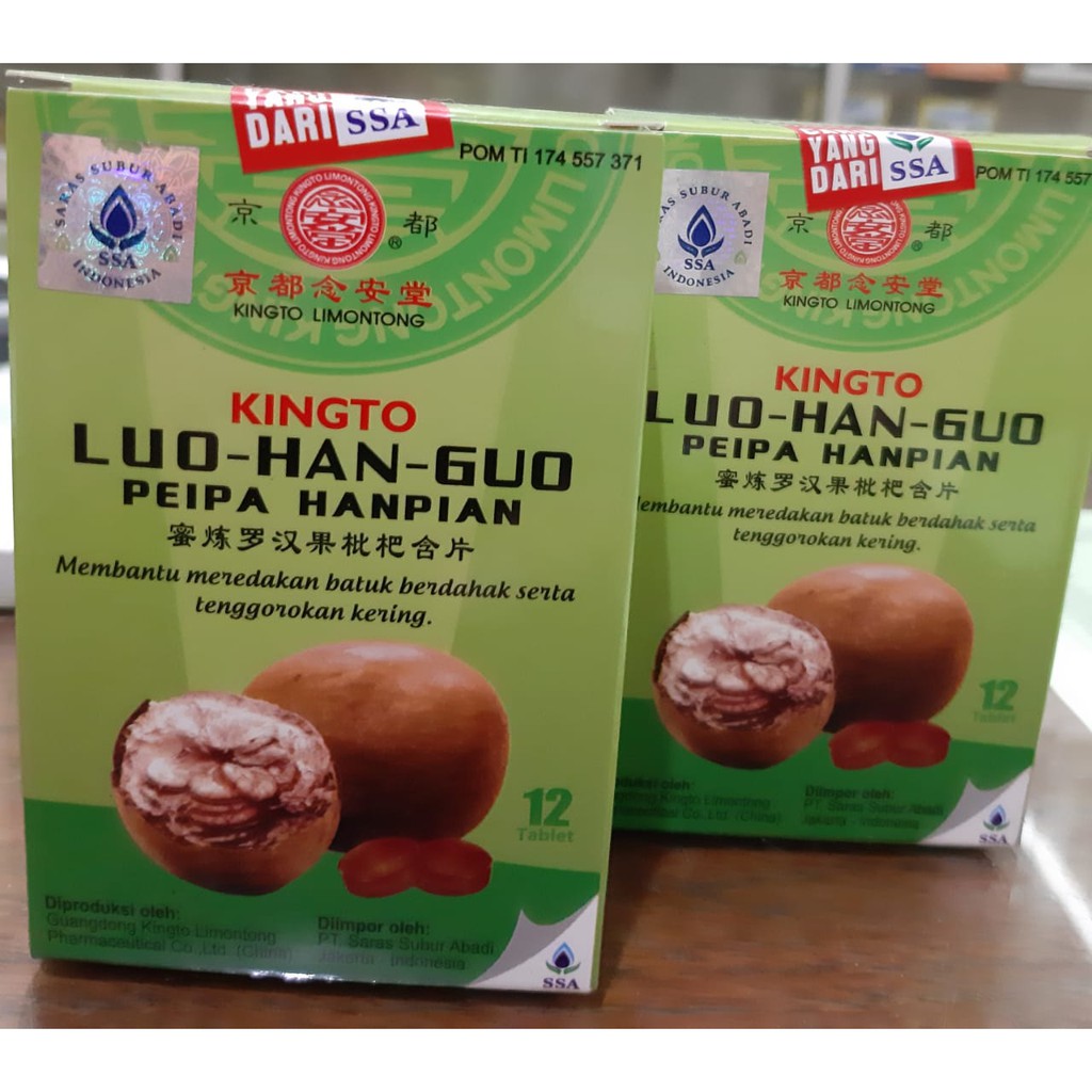 

KINGTO LUO HAN GUO PEIPA HANPIAN / Permen Luohanguo