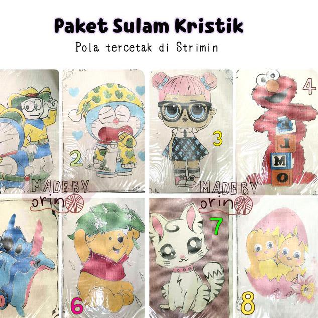 zdw-605  Paket Sulam Kristik DIY Kit Cross Stitch Paket kristik paket strimin