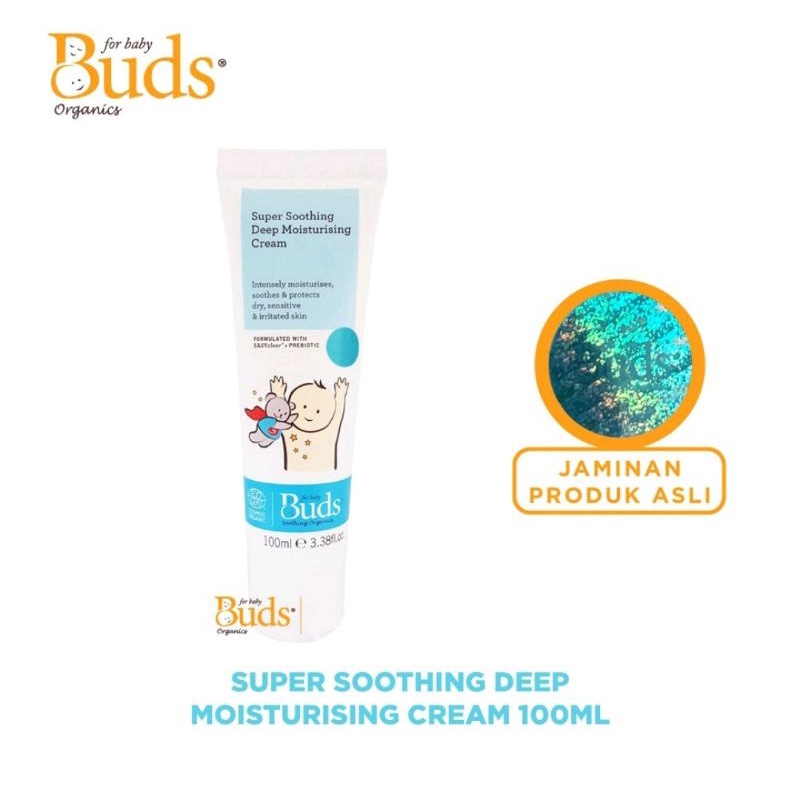 Buds Super Soothing Deep Moisturising Cream/ lotion kulit sensitif - 100ml