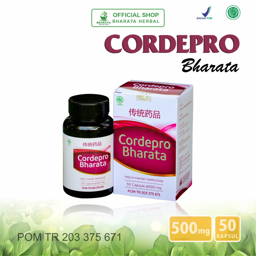 Cordepro Bharata Obat Herbal 1001 Manfaat Garansi 1000% Produk Original-2
