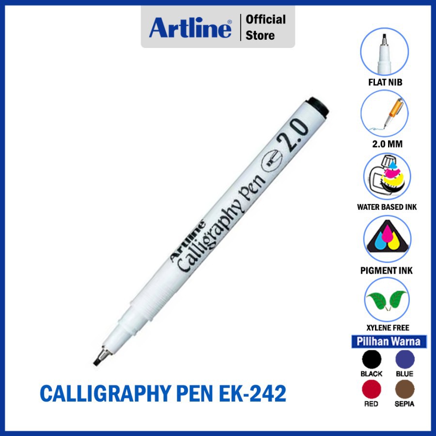 

PULPEN ARTLINE CALLIGRAPHY PEN 2.0MM EK-242