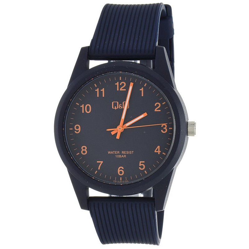 QQ Q&amp;Q ORIGINAL ORI QNQ SERIES VS12 Casual series ready stock Jam Tangan Navy Anti Air Biru Dongker