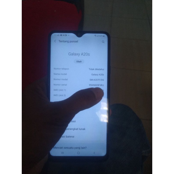 Samsung a20s hp Arab WiFi only ram 3/32..hrga net