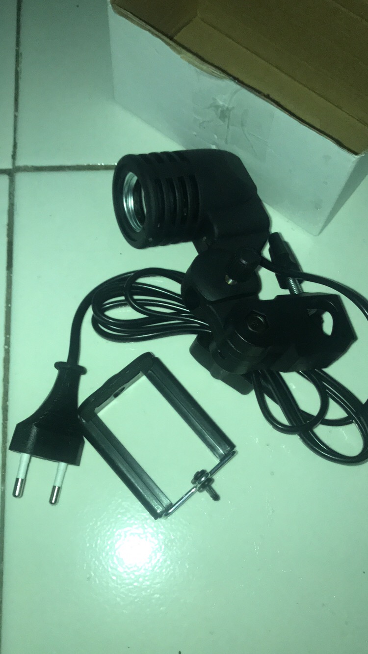 Lamp Holder Single Socket E27 Dengan Dudukan Payung