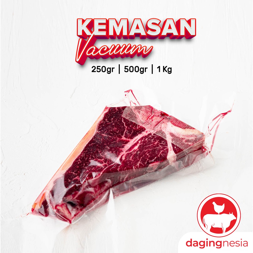 

Tambahan Kemasan Vacuum Pack. Pesan Sesuai Jumlah Daging Yang Dipesan