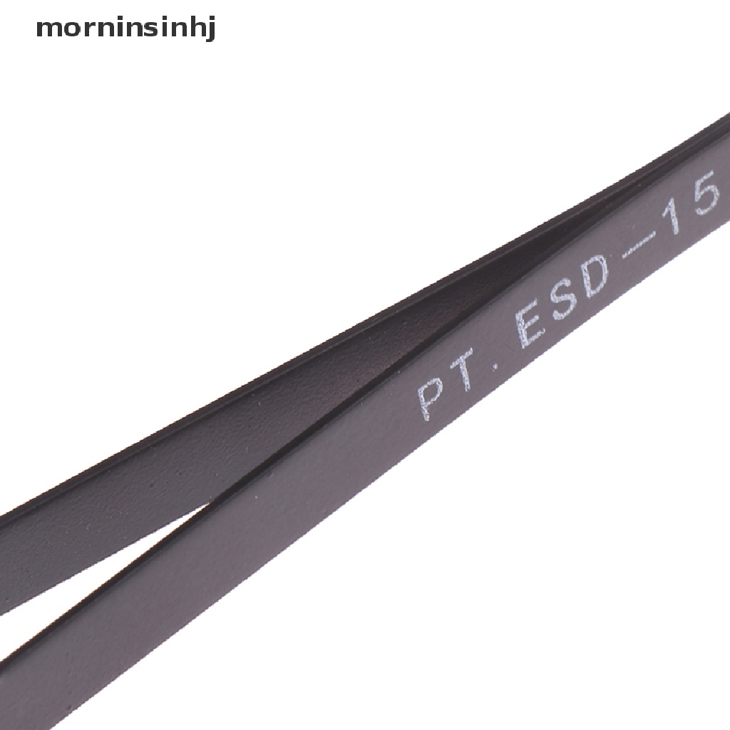 Mornin 1pc Esd-12 / 15 Pinset Stainless Steel Anti Statis